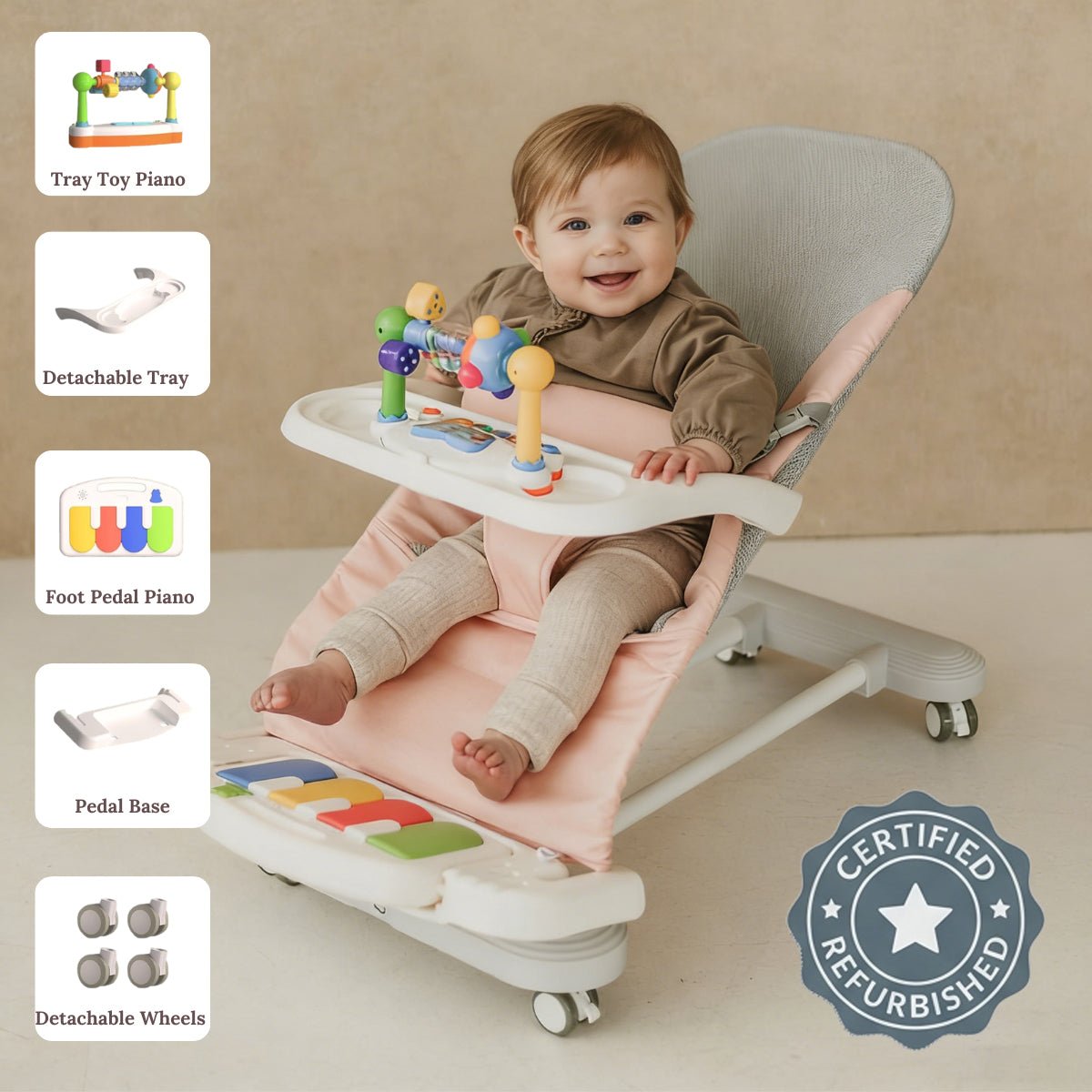 Cuddobaby 4-in-1 Baby Bouncer