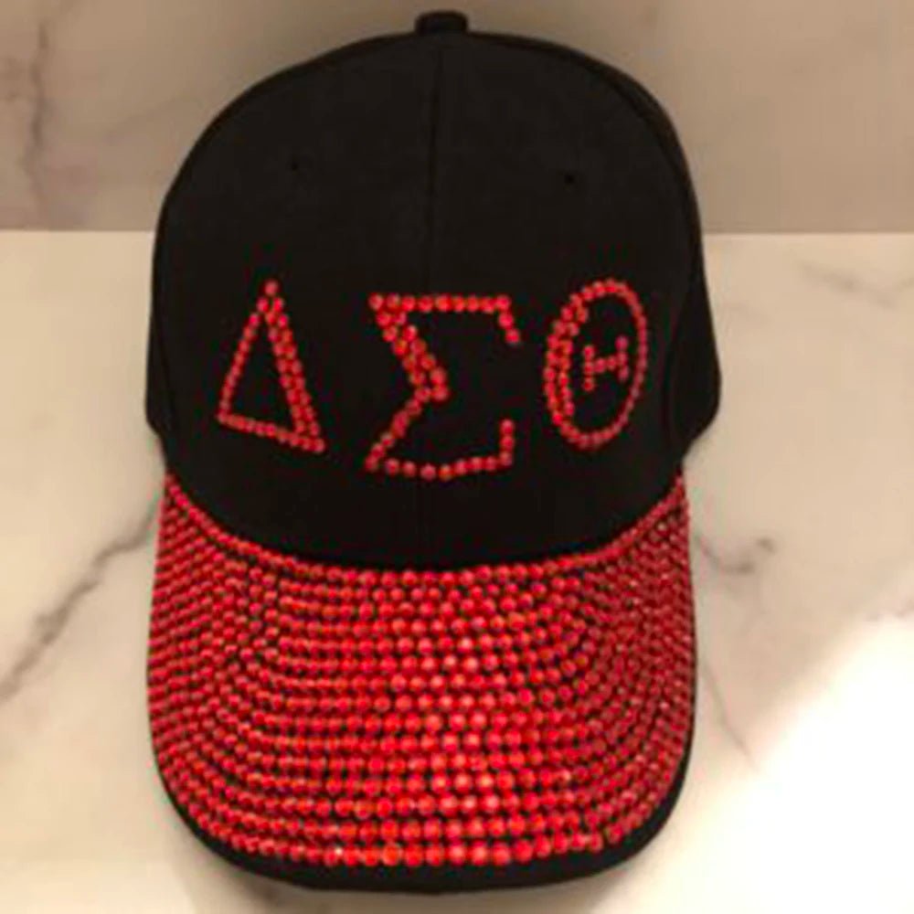 Custom Sorority Rhinestone Cap and Scarf Set - Taylor K Shop