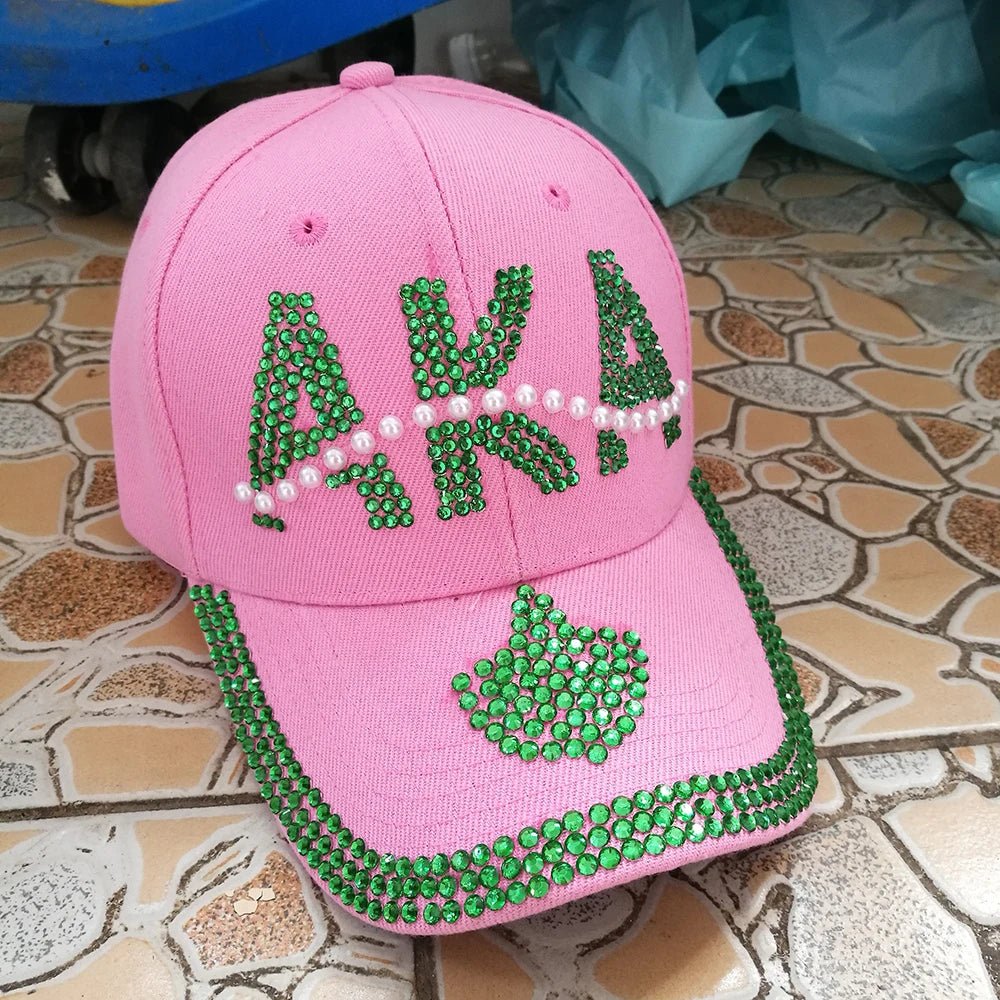 Custom Sorority Rhinestone Cap and Scarf Set - Taylor K Shop