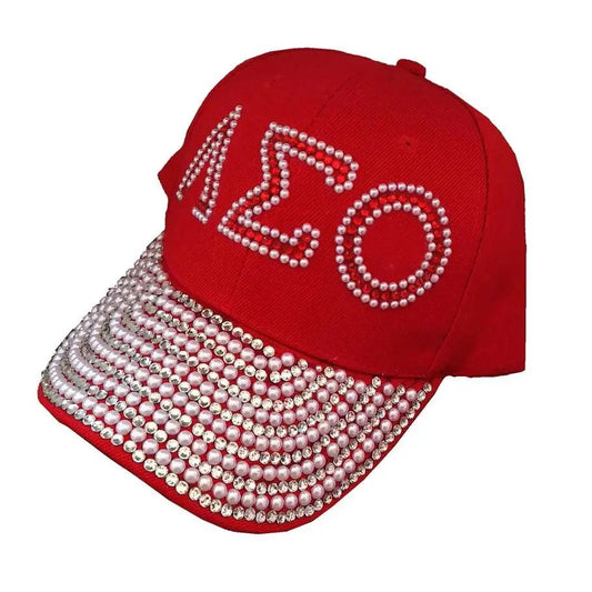 Custom Sorority Rhinestone Cap and Scarf Set - Taylor K Shop