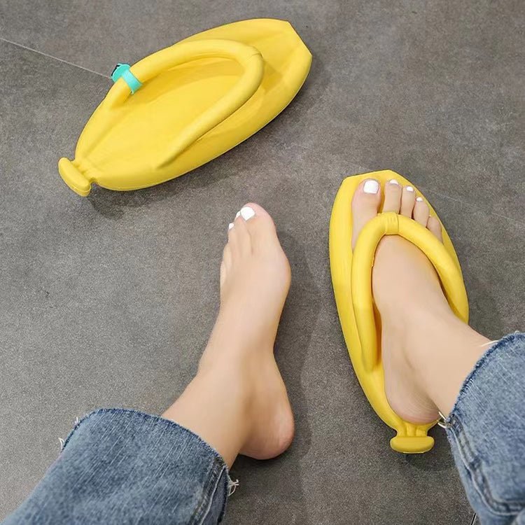 Cute Banana Shoes Soft Flip Flops Slippers Summer Beach Shoes - Taylor K Shop