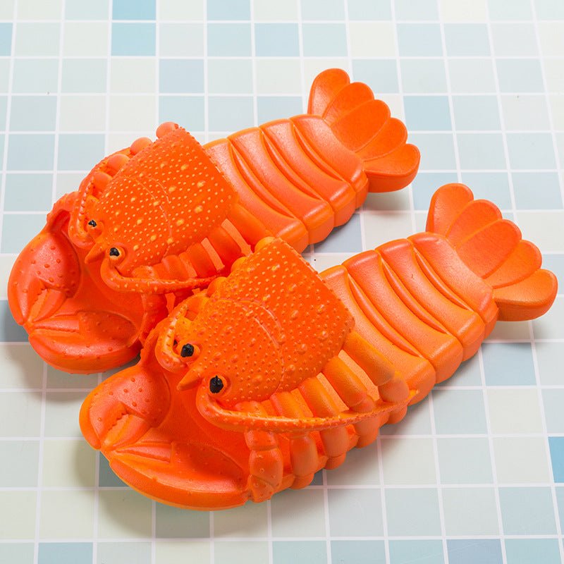 Cute Lobster Slippers For Kids Women Men Summer Beach Shoes - Taylor K Shop