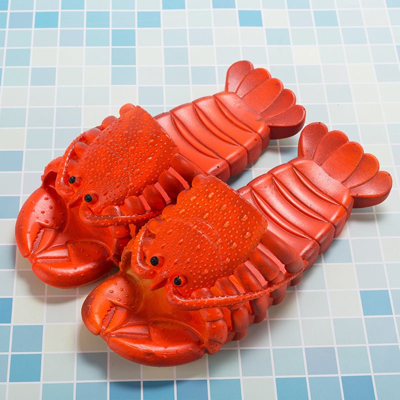 Cute Lobster Slippers For Kids Women Men Summer Beach Shoes - Taylor K Shop