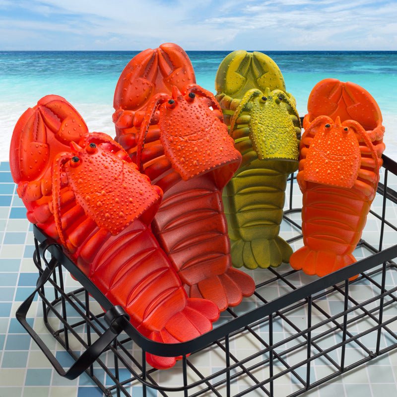 Cute Lobster Slippers For Kids Women Men Summer Beach Shoes - Taylor K Shop