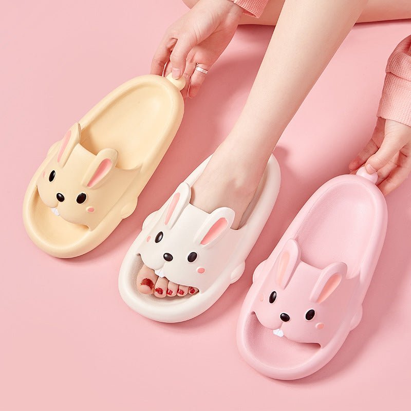 Cute Rabbit Slippers For Kids Women Summer Home Shoes Bathroom Slippers - Taylor K Shop