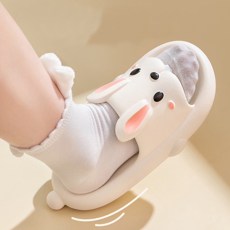 Cute Rabbit Slippers For Kids Women Summer Home Shoes Bathroom Slippers - Taylor K Shop