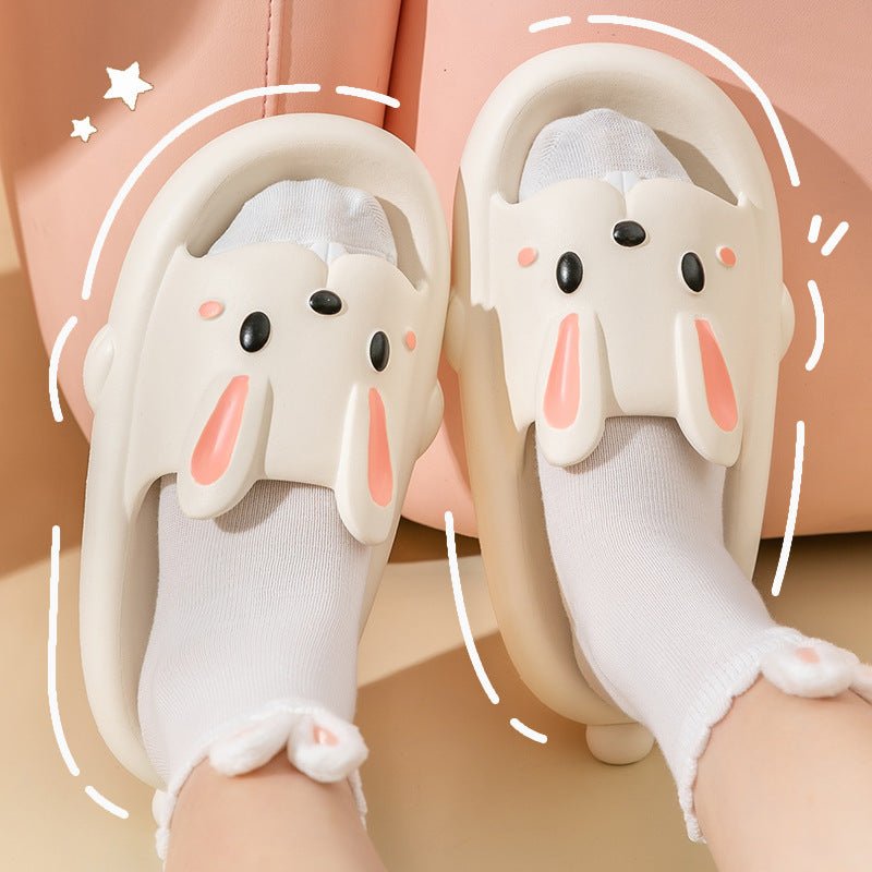 Cute Rabbit Slippers For Kids Women Summer Home Shoes Bathroom Slippers - Taylor K Shop