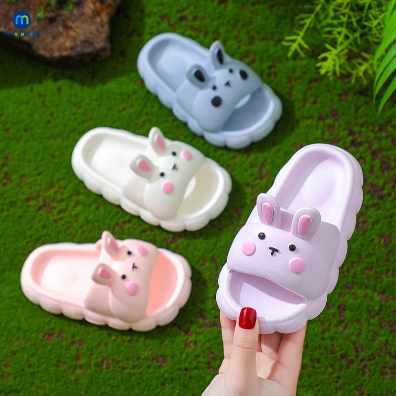 Cute Summer Kids Slippers Cartoon Rabbit Children Baby Soft Home Slippers Waterproof Non - slip Boys Girls Beach Shoe Miaoyoutong - Taylor K Shop