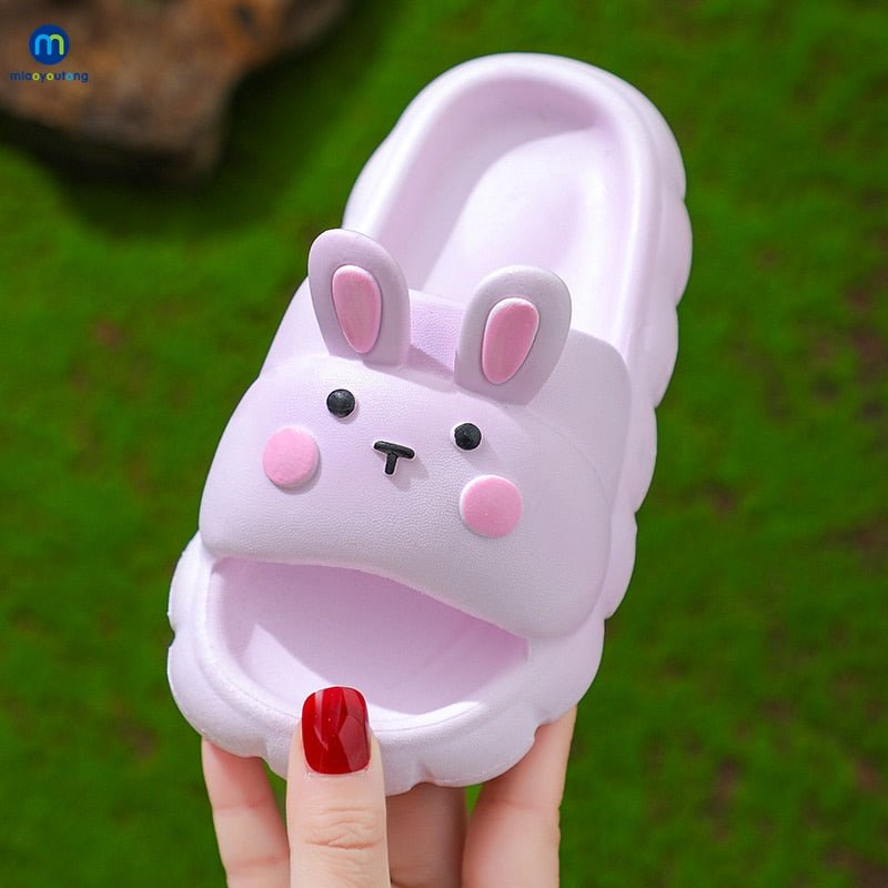 Cute Summer Kids Slippers Cartoon Rabbit Children Baby Soft Home Slippers Waterproof Non - slip Boys Girls Beach Shoe Miaoyoutong - Taylor K Shop