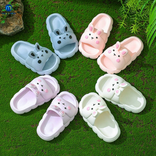 Cute Summer Kids Slippers Cartoon Rabbit Children Baby Soft Home Slippers Waterproof Non - slip Boys Girls Beach Shoe Miaoyoutong - Taylor K Shop