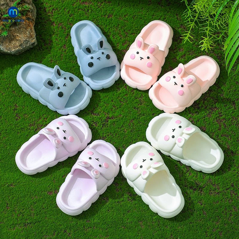 Cute Summer Kids Slippers Cartoon Rabbit Children Baby Soft Home Slippers Waterproof Non - slip Boys Girls Beach Shoe Miaoyoutong - Taylor K Shop