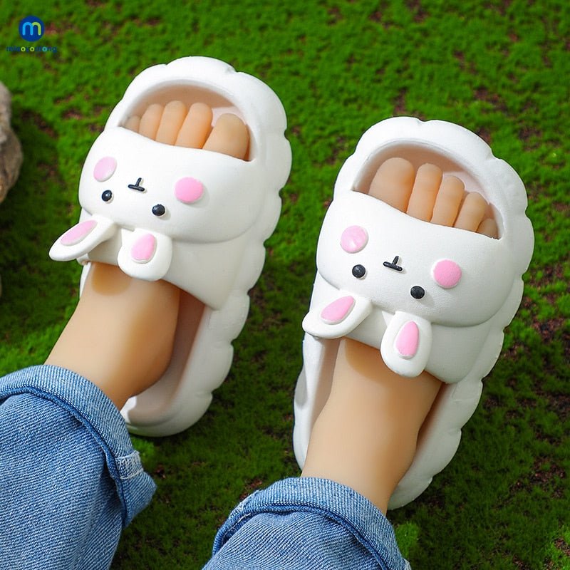 Cute Summer Kids Slippers Cartoon Rabbit Children Baby Soft Home Slippers Waterproof Non - slip Boys Girls Beach Shoe Miaoyoutong - Taylor K Shop