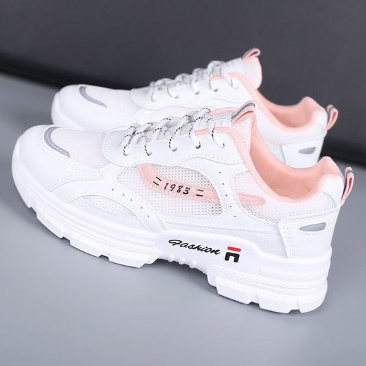 Dad Shoes Women's Summer Breathable Mesh Thin Student Board Shoes - Taylor K Shop