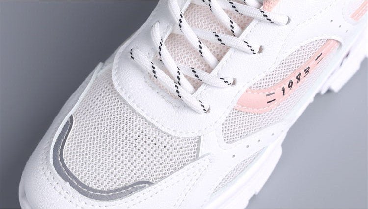 Dad Shoes Women's Summer Breathable Mesh Thin Student Board Shoes - Taylor K Shop
