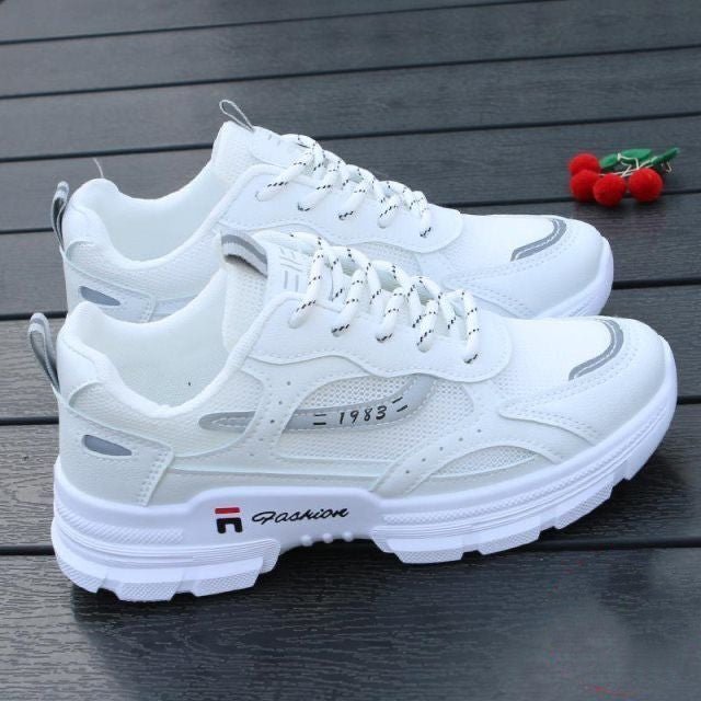 Dad Shoes Women's Summer Breathable Mesh Thin Student Board Shoes - Taylor K Shop