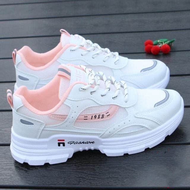 Dad Shoes Women's Summer Breathable Mesh Thin Student Board Shoes - Taylor K Shop