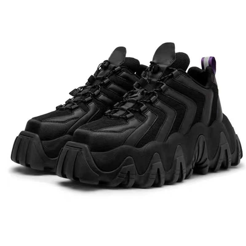 Daddy Shoes Men's Fashionable Shoes Sawtooth Thick Soled Sports Shoes - Taylor K Shop