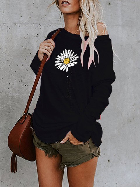 Daisy Print Bat Sleeve Blouse - Taylor K Shop