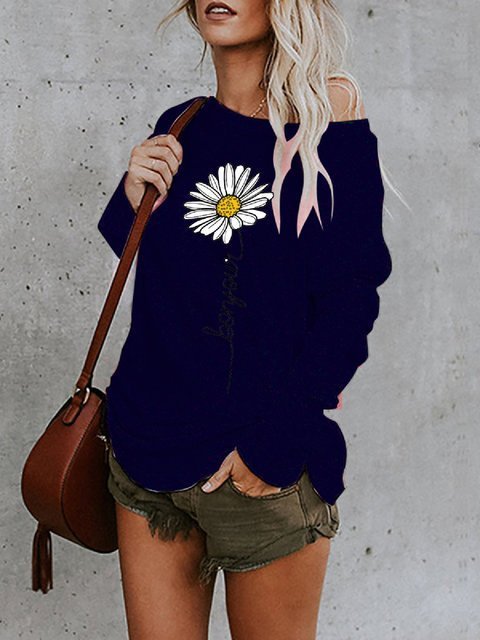Daisy Print Bat Sleeve Blouse - Taylor K Shop