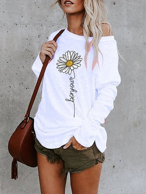 Daisy Print Bat Sleeve Blouse - Taylor K Shop