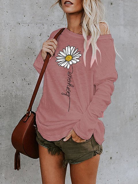 Daisy Print Bat Sleeve Blouse - Taylor K Shop