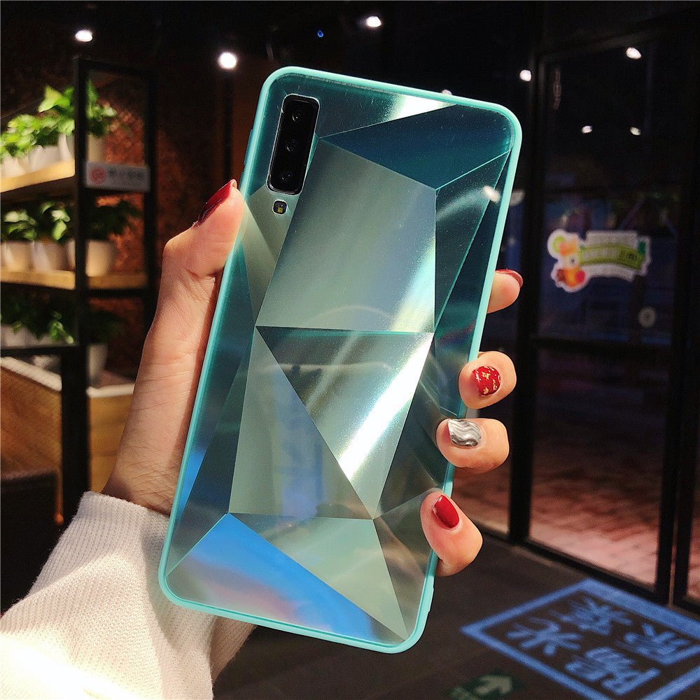Diamond pattern rhombus mirror phone case - Taylor K Shop