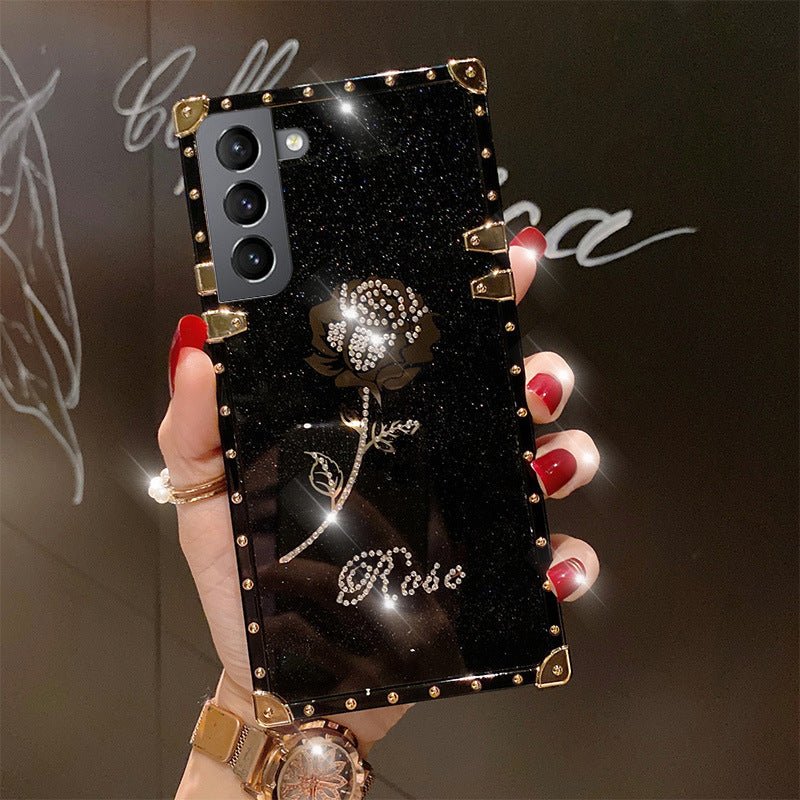 Diamond Rose For S22PLUS Square Phone Case - Taylor K Shop