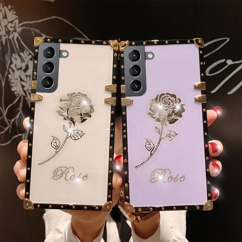Diamond Rose For S22PLUS Square Phone Case - Taylor K Shop