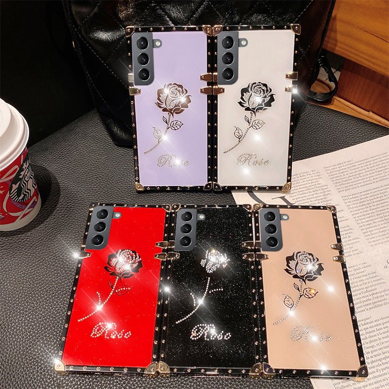 Diamond Rose For S22PLUS Square Phone Case - Taylor K Shop