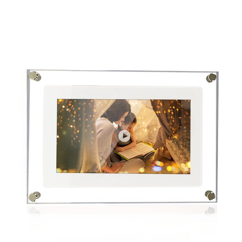 Digital Picture Frame Acrylic Video Player Digital Photo Frame Vertical Display With 1GB And Battery Type C Video Frame Gift For Loved - Taylor K Shop