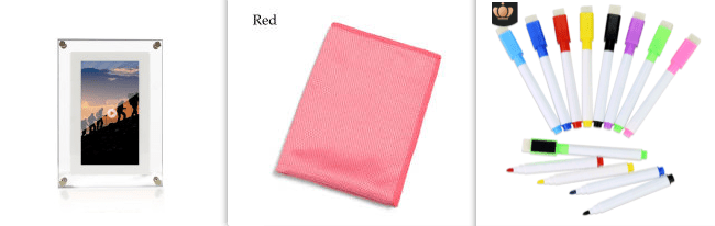 Digital Picture Frame Acrylic Video Player Digital Photo Frame Vertical Display With 1GB And Battery Type C Video Frame Gift For Loved - Taylor K Shop