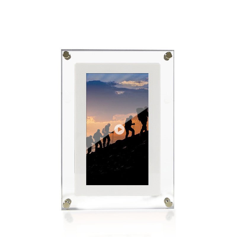 Digital Picture Frame Acrylic Video Player Digital Photo Frame Vertical Display With 1GB And Battery Type C Video Frame Gift For Loved - Taylor K Shop