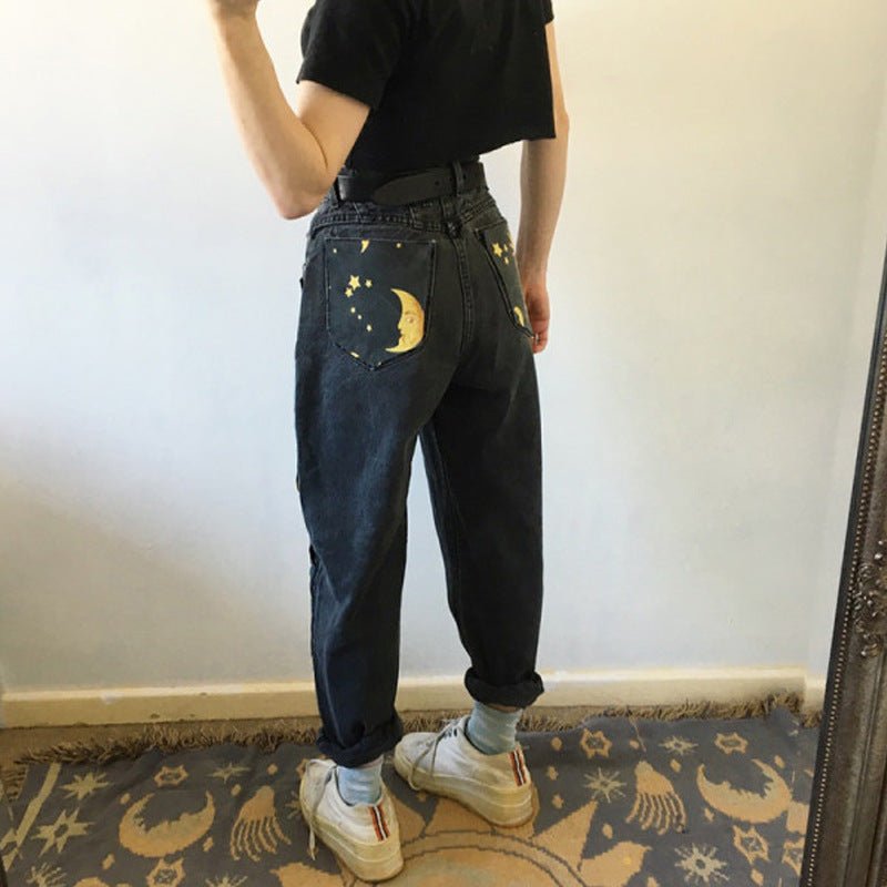 Digital print jeans - Taylor K Shop