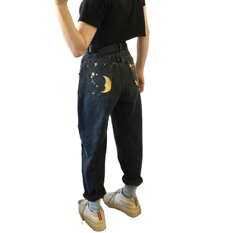 Digital print jeans - Taylor K Shop