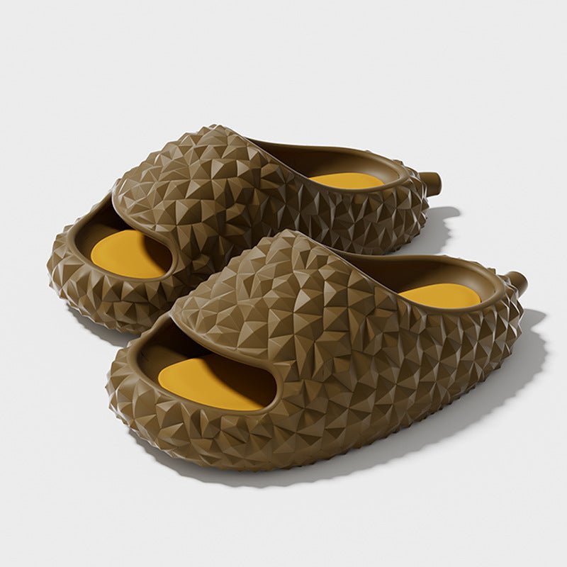 Durian Slippers Unique Design Peep - toe Home Shoes Cute Bathroom Slippers - Taylor K Shop