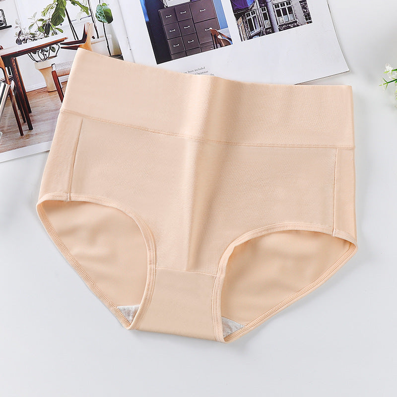 Women's Plus Size Pure Cotton Antibacterial Belly Tightening Briefs