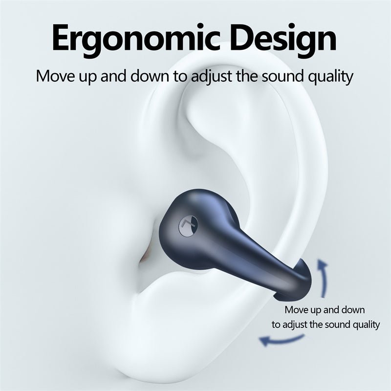 Earbuds Ear Clip Bluetooth 5.3 Touch Wireless Earphone - Taylor K Shop