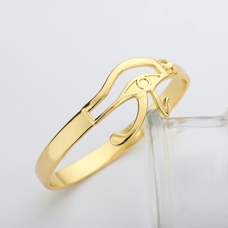 Egyptian Evil Eye Bracelet Bangles Men Vintage Stainless Steel Cross Nefertiti Bracelet For Women Gothic Jewelry Gift - Taylor K Shop