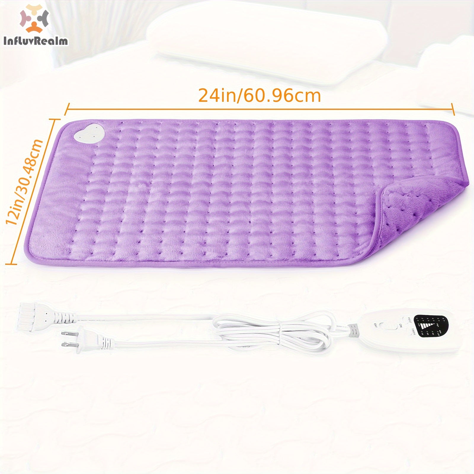 Electric Heating Pad Adjustable Washable for Back Neck - Taylor K Shop