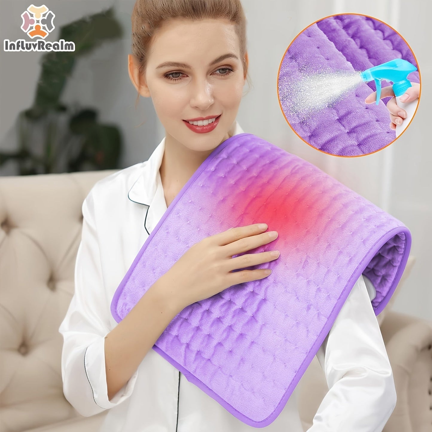 Electric Heating Pad Adjustable Washable for Back Neck - Taylor K Shop