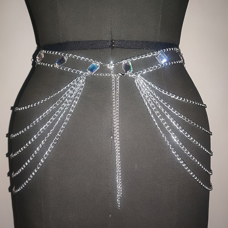 Elegant Geometric Body Chain Set for Women - Taylor K Shop