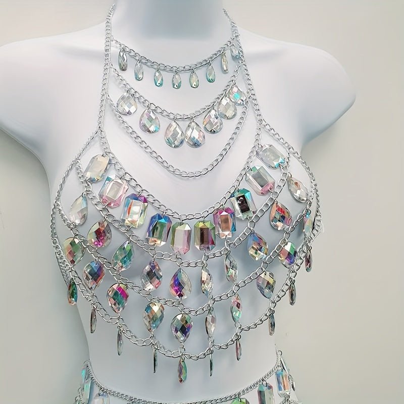 Elegant Geometric Body Chain Set for Women - Taylor K Shop