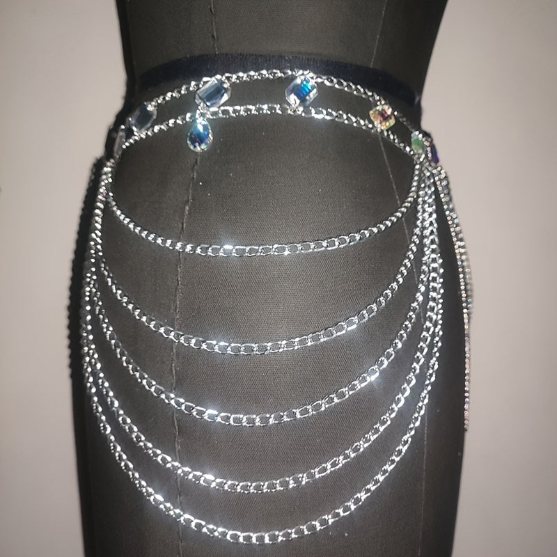 Elegant Geometric Body Chain Set for Women - Taylor K Shop