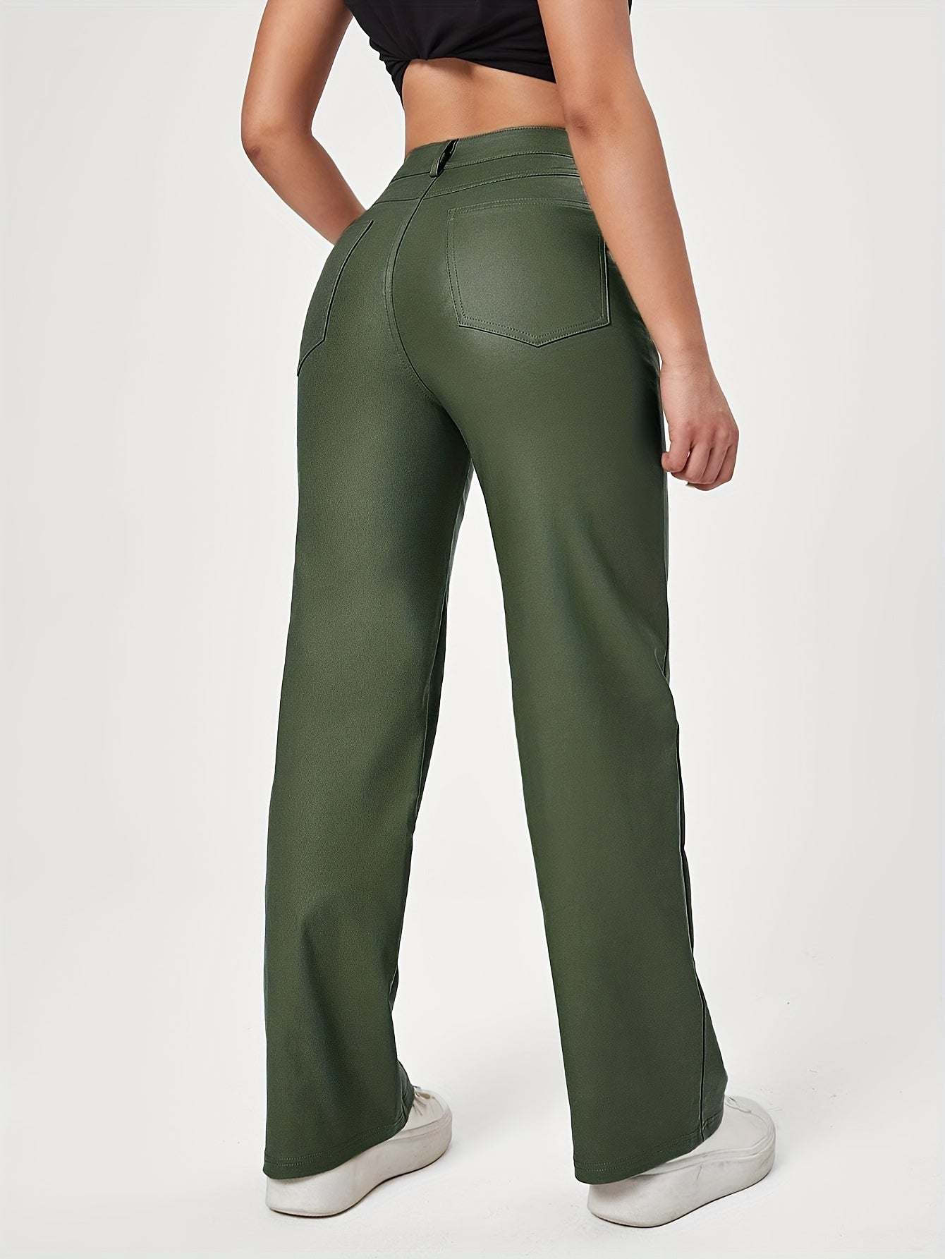 Elegant HighWaisted Stretch Leggings with Pockets - Taylor K Shop