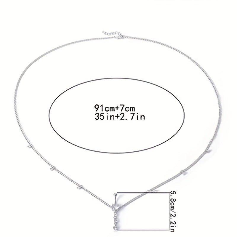 Elegant Rhinestone Belly Button Ring with Waist Chain - Taylor K Shop