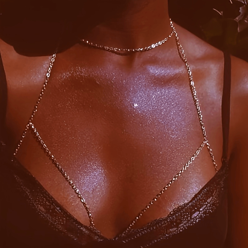 Elegant Rose Gold Body Chain with July Birthstone - Taylor K Shop