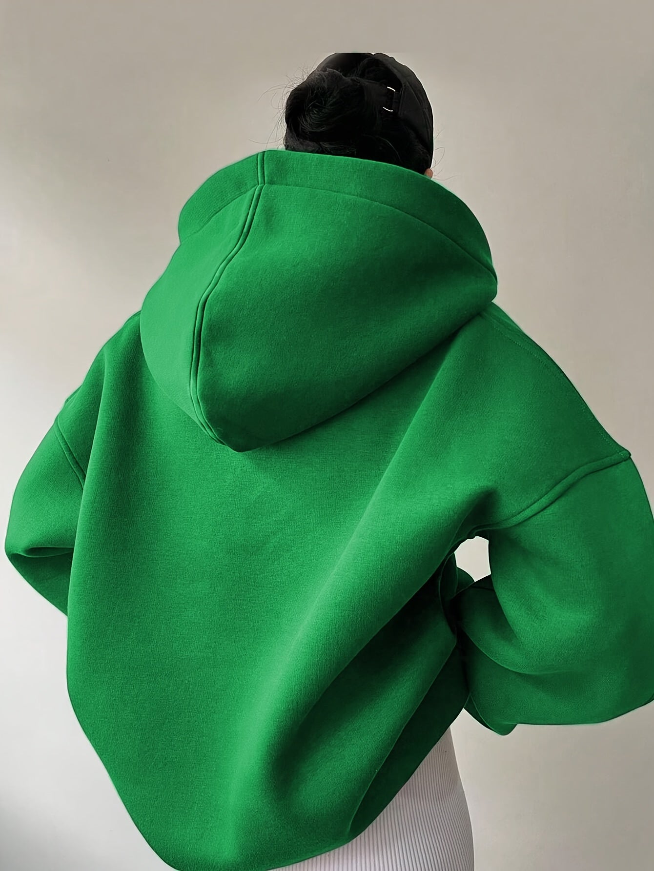 Elegant VNeck Hooded Sweatshirt Womens Knit Pullover - Taylor K Shop