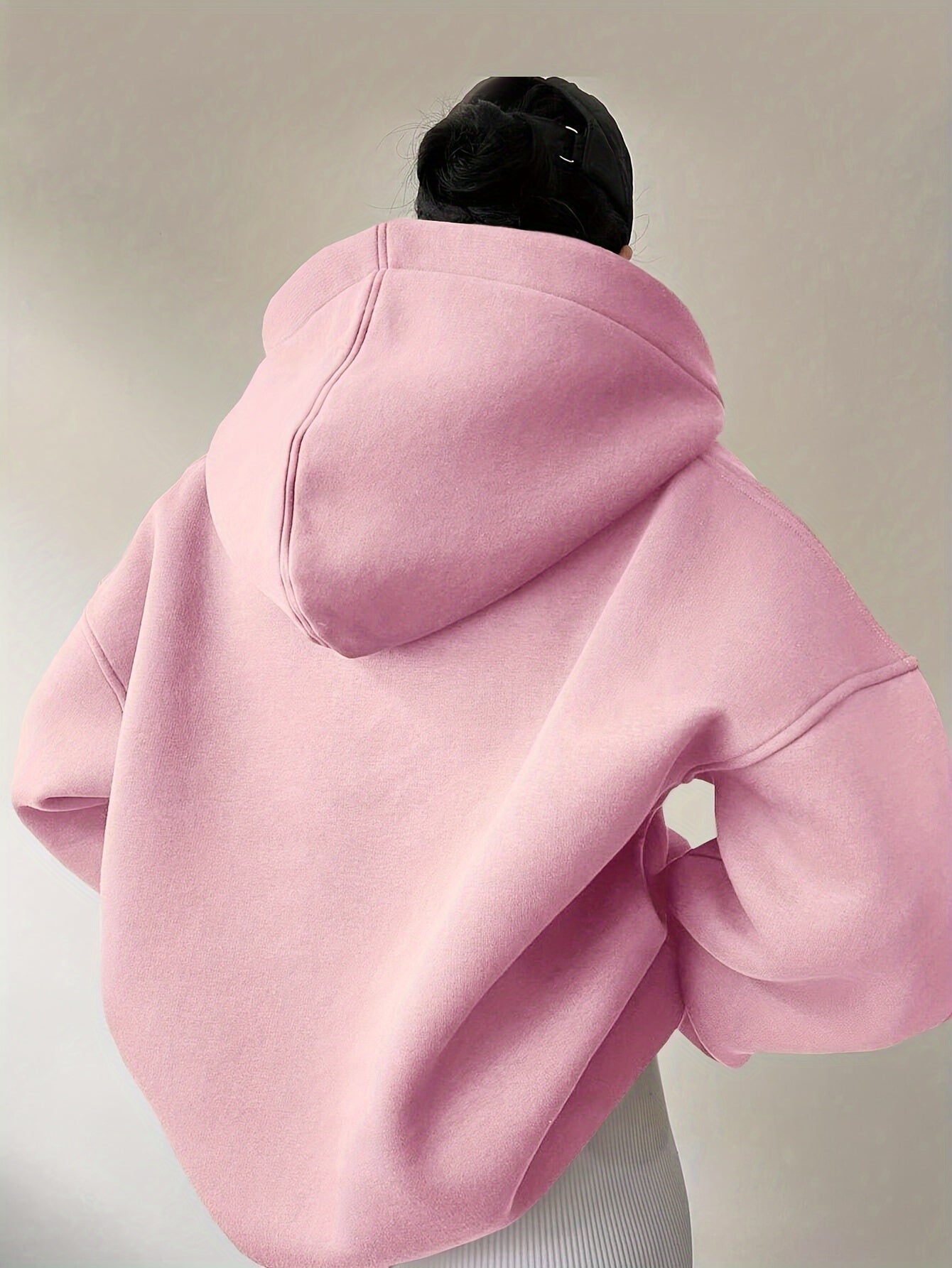 Elegant VNeck Hooded Sweatshirt Womens Knit Pullover - Taylor K Shop