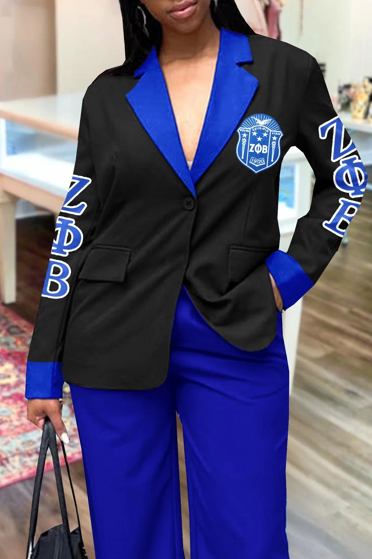 Elegant Zeta Phi Beta Sorority Classic Blazer - Taylor K Shop