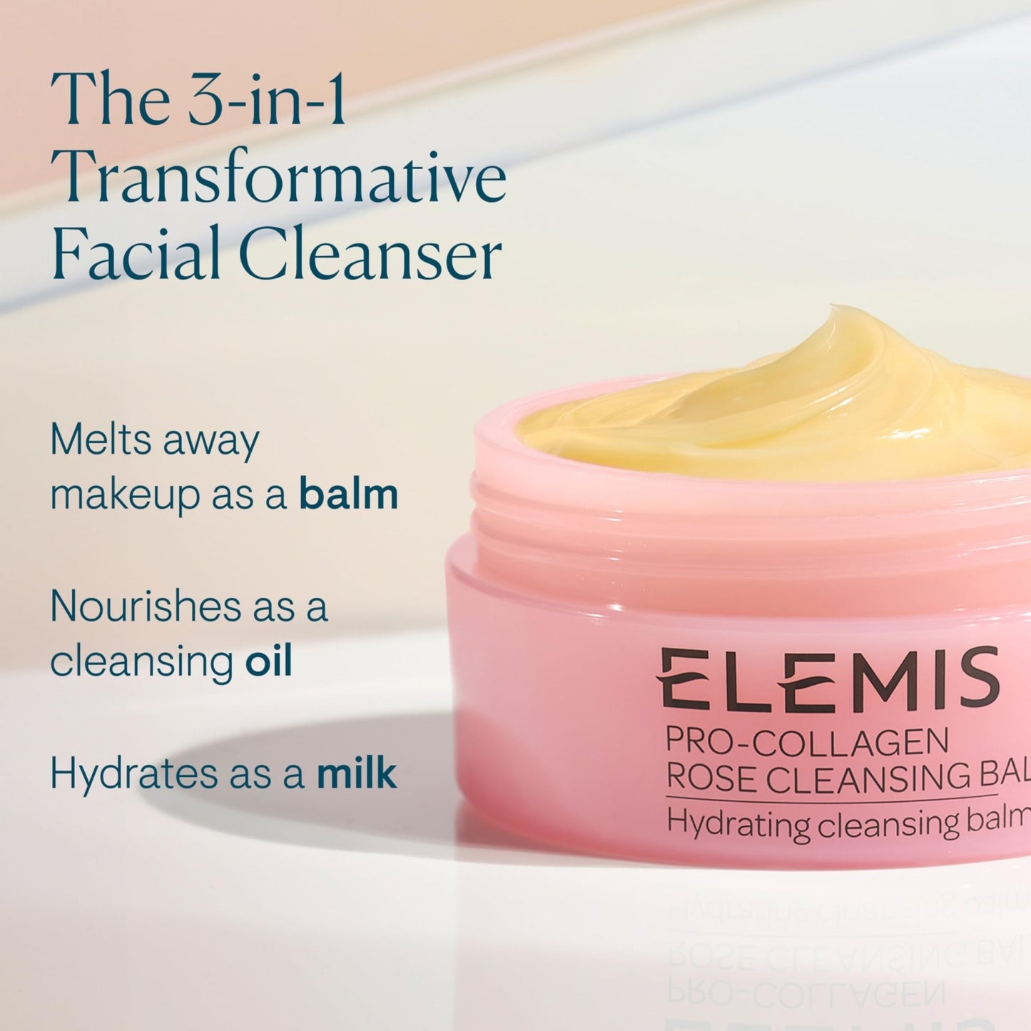 ELEMIS Pro - Collagen Cleansing Balm Makeup Remover, Hydrating Facial Cleanser, Oil Cleanser, Oil Makeup Remover, Deep Cleanse - Taylor K Shop